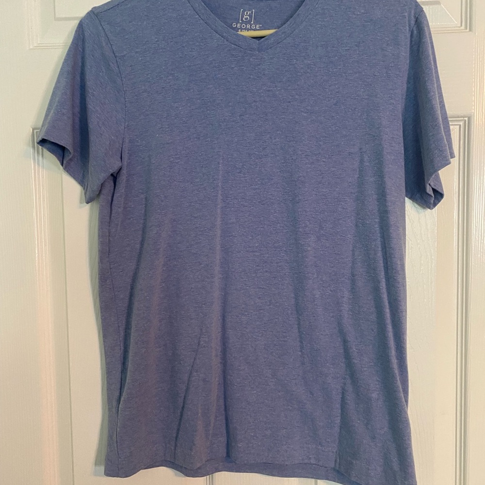 George Men's Heather Blue Short Sleeve Tee